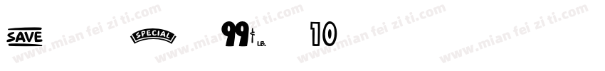 Special 10字体转换